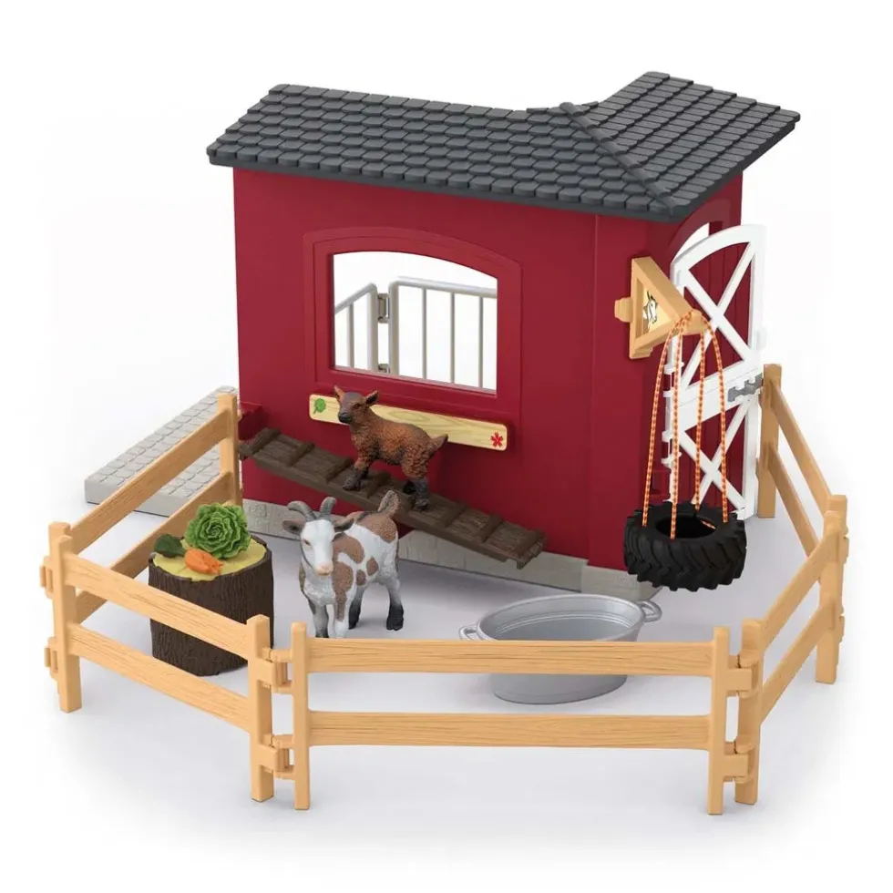 Schleich 42726 Vuohi ja kili kotiaitaus