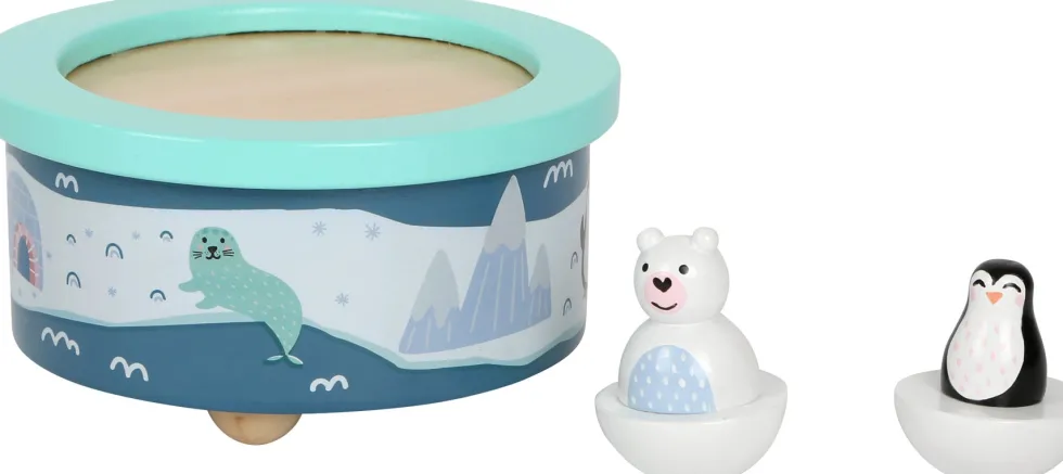 Small Foot lasten soittorasia - jääkarhu ja pigviini