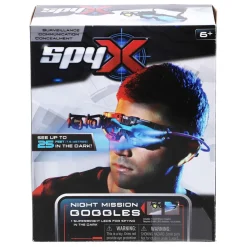 SpyX Night Mission Goggles vakoilulasit leikkiin