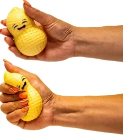 Squeezy Peanut maapähkinä puristeltava Stressi fidget lelu
