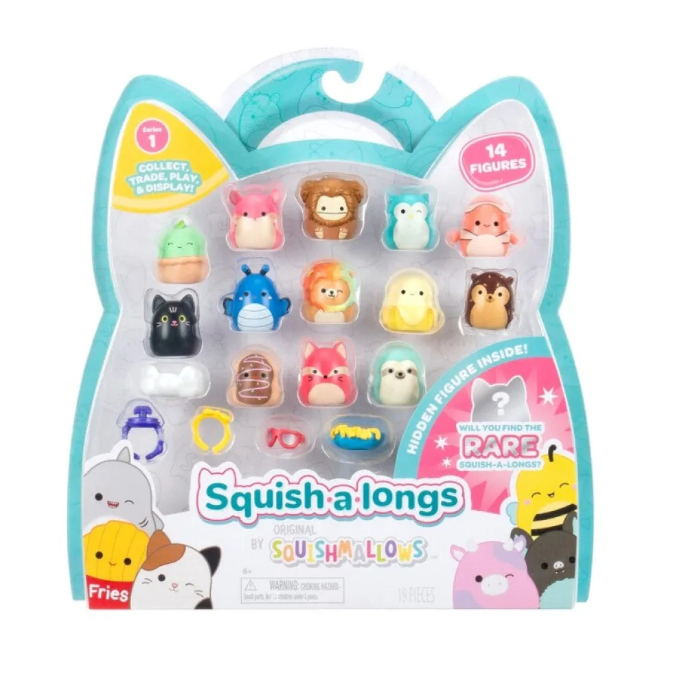 Squish-a-longs 2,5cm hahmo 14kpl pakkaus