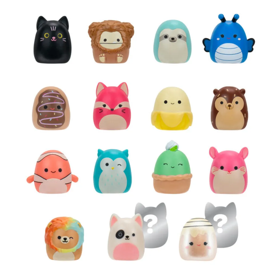 Squish-a-longs 2,5cm hahmo 14kpl pakkaus