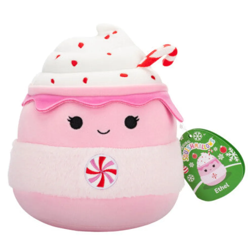 Squishmallows Ethel piparminttu Latte -pehmolelu 19cm - Christmas edition