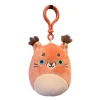 Squishmallows Ferraz Aavikkoilves Clip on maskotti 9cm