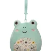 Squishmallows Fritz sammakko Clip on maskotti - 9cm