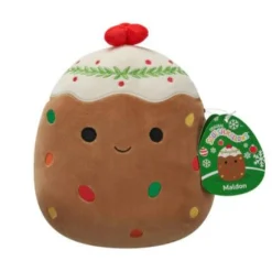 Squishmallows Maldon hedelmäkakku -pehmolelu 19cm - Christmas edition
