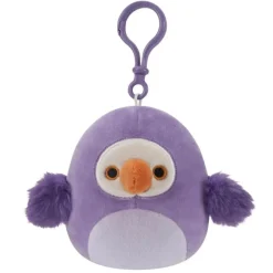 Squishmallows Neha the Dodo Clip on maskotti - 9cm
