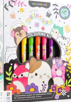Squishmallows Värityskirja ja tussit