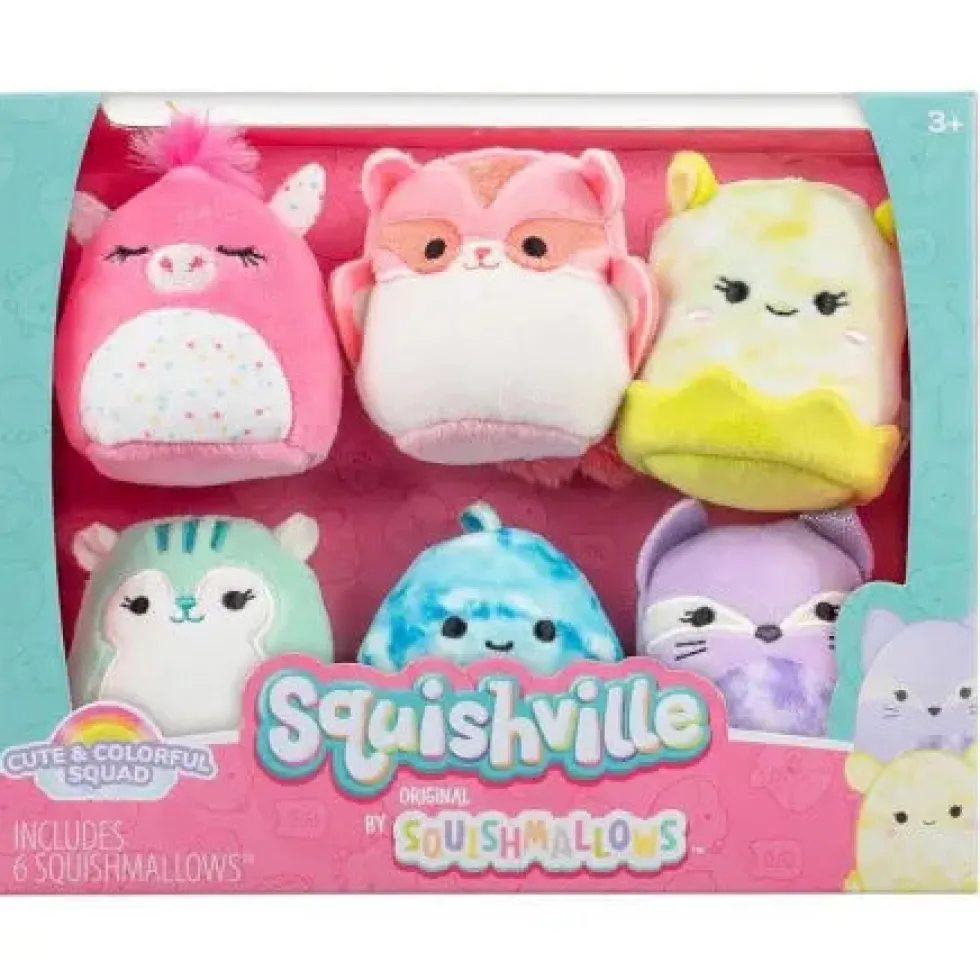Squishville Cute and Colourful Squad hahmot 6kpl