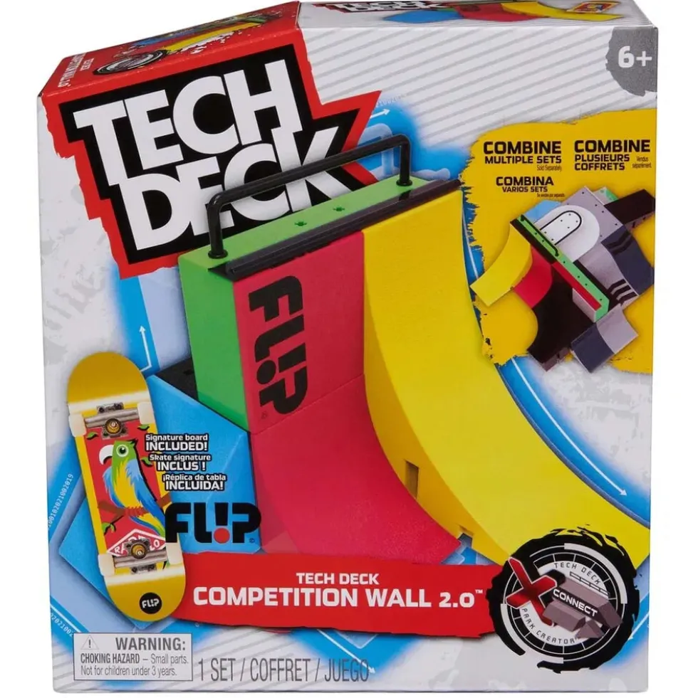 Tech Deck Skate X-Connect Creator Flip Competition Wall sormiskeitti pakkaus