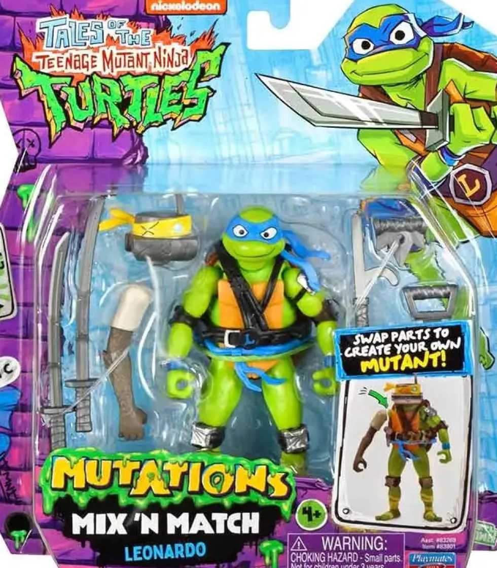 Turtles Tales Of Mutations figuuri ja aseet - Leonardo
