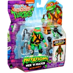 Turtles Tales Of Mutations figuuri ja aseet - Michelangelo