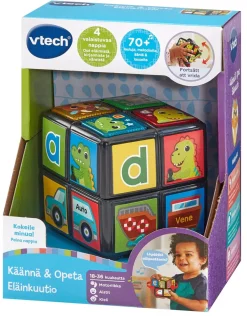 Vtech Käännä & Opi interaktiivinen eläinkuutio