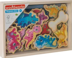 Woodworks puiset Dinosaurus magneetit