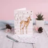 Wrendale Designs "It's a girl" onnittelukortti kirjekuorella
