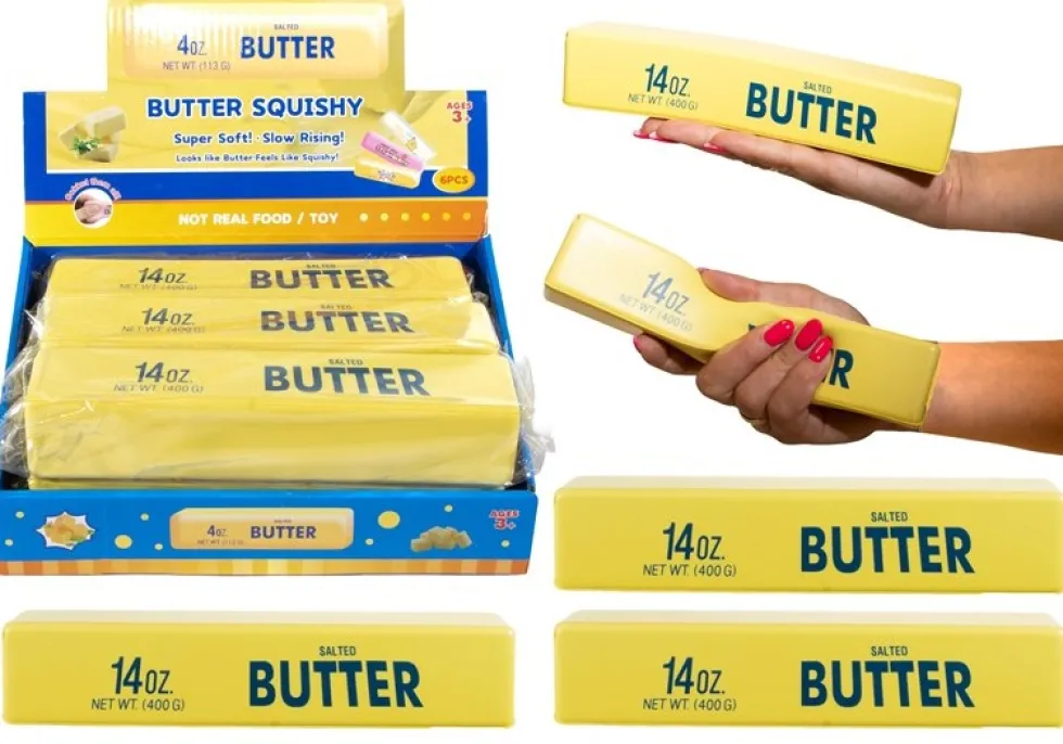 XL Squeeze Butter Voi fidget stressi lelu 22cm